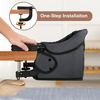 Picture of Hook On Chair, Safe and High Load Design, Fold-Flat Storage and Tight Fixing Clip on Table High Chair, Removable Seat Cushion, Attach to Fast Table Chair (Black)