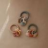 Picture of mushie Silicone Dino Teething Ring Toy