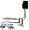 Picture of Jiayouy Drum Set Mounting Clamp Chrome Cymbal Boom Arm with Clamp Holder Bracket Percussion Instrument Accessories Silver