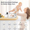 Picture of Baby Monitor with Camera and Audio, 4.3'' Video Baby Monitor with 1000ft Long Range and 30-Hour Battery, Baby Monitor No WiFi, Remote Pan-Tilt-Zoom, Night Vision, ECO Mode, 2-Way Talk