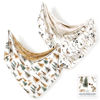 Picture of GRSSDER Baby Blankets Super Soft Jersey Knit Swaddle Blanket 2 Pack for Baby Girls and Boys, Double Layer Receiving Blankets 34 x 44 Inches Extra Large for Baby Show Gift, Deer & Beige