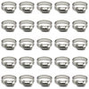 Picture of 25 Pack Stainless Steel Hose Clamps, 3/4 inch to 1-1/8 inch Worm Gear Metal Hose Clamps for Pipe, Dryer Repair, Tubing and Fuel Line