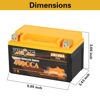 Picture of Weize Lithium YTX9, 400A LiFePO4 Motorcycle Battery YTX12, 12V 4AH YTX7 ATV, UTV, Tractor, Generator, Scooter, Personal Watercraft, Seadoo, Jet Ski, Snowmobile and 4 Wheeler Battery