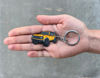 Picture of FOUR WHEEL BEAST Bronco Keychain Accessories 2023 4 door key chain Fob Cover Cool Car Mods (Cyber Orange)