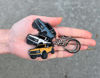 Picture of FOUR WHEEL BEAST Bronco Keychain Accessories 2023 4 door key chain Fob Cover Cool Car Mods (Cyber Orange)