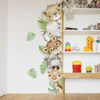 Picture of 55.1 x 15.7 Inch Watercolor Jungle Animal Wall Decals Forest Animal Wall Sticker Elephant Tiger Giraffe Wall Decals for Baby Nursery Playroom Bedroom Classroom Kindergarten Wall Decor