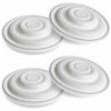 Picture of Nenesupply Silicone Backflow Protector Membranes Compatible with Spectra Backflow Protector Not Original Spectra Pump Parts Work with Spectra S2 S1 Breast Pumps (4pc Membrane)