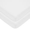 Picture of American Baby Company 2 Pack Fitted Pack N Play Playard Sheet 27" x 39", Soft Breathable Neutral 100% Cotton Jersey Pack and Play Sheet, White, for Boys and Girls, Fits Most Mini Crib