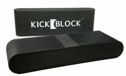 Picture of KickBlock - World’s Best Bass Drum Anchor System - Total Slide Prevention - Stops Bass Drum Creep & Slipping - Drum Set Accessory & Gift (Stage Black)