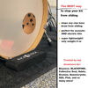 Picture of KickBlock - World’s Best Bass Drum Anchor System - Total Slide Prevention - Stops Bass Drum Creep & Slipping - Drum Set Accessory & Gift (Stage Black)