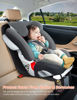 Picture of Sinvitron Car Seat Protector, Seats Protector with Leather and Fabric Padding, Non-Slip Backing with Mesh Pockets, Waterproof seat Protectors for Vehicles Baby Pets