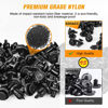 Picture of GOOACC Bumper&Splash Shield Retainer Metal Insert Clips Assortment Kit for Acura Honda 91503-SZ3-003 91503-SZ5-003 91506-S9A-003 Toyota Fender Liner 90467-07215 4-Way Valve Tools Tire Caps Cores