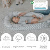 Picture of Aila+Aiden Baby Nest, Baby Lounger, Organic Cotton Lounger for Baby, Reversible Breathable Adjustable Portable - Star Collection (Gray)