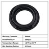 Picture of EVIL ENERGY 6AN Fuel Line Kit, 6AN Nylon Braided Fuel Line Hose Fitting Kit CPE 16FT Black