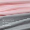 Picture of Waterproof Crib Mattress Sheet 2 Pack, Crib Mattress Protector, Fitted Crib Sheet, Ultra Soft & Breathable Toddler Bed Sheets for Boys and Girls, Grey & Pink