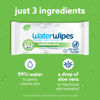 Picture of WaterWipes Hydrating Clean Baby Wipes, 99% Water-Based Formula with Aloe Vera to Hydrate & Clean Skin, Unscented & Hypoallergenic, 60 Count (1 Pack)