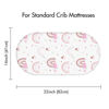 Picture of Bassinet Sheets, Bassinet Sheets for Baby Boy and Girl, Bassinet Sheet Neutral, Fit for Rectangle, Round, Oval, Hourglass Mattress, Flexible for Different Bassinet Pad/Mattress 2 Pack