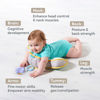 Picture of Taf Toys Baby Tummy Time Pillow | Perfect for 2-6 Months Old Babies, Enables Easier Development & Easier Parenting, Natural Developmental, Comfortable Tummy Time, Ergonomic Design, Detachable Toys