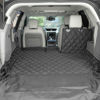 Picture of 4Knines SUV Cargo Liner for fold Down Seats 60/40 Split and armrest Pass-Through Compatible USA Based Company Small Black