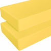 Picture of NTBAY 2 Pack 100% Brushed Microfiber Fitted Crib Sheet, Super Soft and Cozy 28x52 Crib Sheet for Standard Crib and Toddler Mattresses, Boys, Girls, Unisex, Yellow, 28x52 Inches