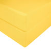 Picture of NTBAY 2 Pack 100% Brushed Microfiber Fitted Crib Sheet, Super Soft and Cozy 28x52 Crib Sheet for Standard Crib and Toddler Mattresses, Boys, Girls, Unisex, Yellow, 28x52 Inches