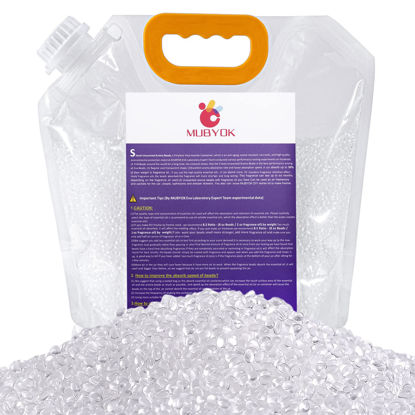 Picture of MUBYOK 3lb Premium Unscented Aroma Beads for Car Freshies DIY Eva Beads Freshie Beads Bulk Freshie Supplies