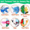 Picture of 2 PCS Soft Cloth Baby Books 0-6 Months High Contrast Sensory Baby Toys 6 to 12 Months Crinkle Touch Feel Teething Carseat 9 18 Month Travel Essentials Tummy Time Infant 0-3 Months Newborn Shower Gift