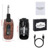 Picture of AKLOT Wireless Guitar System Transmitter Receiver Set 2.4GHz Built-in Rechargeable Lithium Battery Digital for Electric Guitar Bass