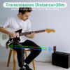 Picture of AKLOT Wireless Guitar System Transmitter Receiver Set 2.4GHz Built-in Rechargeable Lithium Battery Digital for Electric Guitar Bass