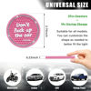 Picture of Ziciner 2 Pack Bling Car Cup Holder Coaster, 2.75 Inch Anti-Slip Auto Insert Cup Coaster, Crystal Car Drink Cup Mat Perfect for Women Girls, Universal Interior Decor Accessories (Pink)