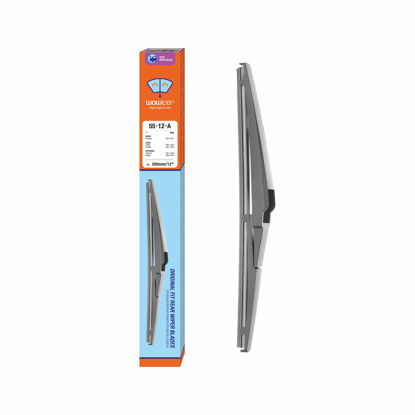 Picture of 12 inch (12-A) Rear Wiper Blade Replacement for Toyota Highlander 2019-2001 RAV4 12-01 Matrix Venza 14-09 /Dodge Durango 22-11 Journey 22-08 /Lexus NX RXL UX 22-15 Back Windshield Wiper Blade +More