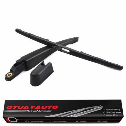 Picture of Rear Windshield Wiper Arm Blade Set, Replacement for Lincoln MKX, Ford Edge 2007-2014, OTUAYAUTO Factory Replace OE # 9T4Z17526-A