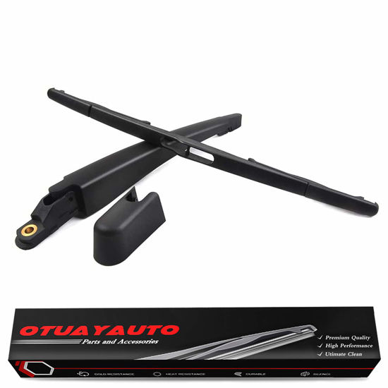 Picture of Rear Windshield Wiper Arm Blade Set, Replacement for Lincoln MKX, Ford Edge 2007-2014, OTUAYAUTO Factory Replace OE # 9T4Z17526-A