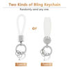 Picture of PIFOOG Key Fob Cover for BMW Soft TPU 4 Buttons Keys Case Shell Accessories Bling Car Keychain for BMW X1 X2 X3 X4 X5 X6 X7 3 4 5 6 7 8 Series M3 M4 M5 M8 Girly Women
