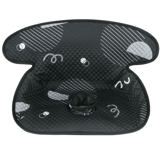 Picture of INFANZIA Dry Seat, Car Seat Protector Waterproof Carseat Liner Potty Training Toddlers, Baby and Infants, Piddle Pad for Carseats Strollers (Geometric Black, 1 Pack