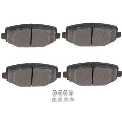 Picture of SCITOO D1596 Rear Ceramic Brake Pads Sets Fit For Chrysler Town & Country 12-16,For Dodge Grand Caravan 12-19,For Dodge Journey 2012-2018,For Ram C/V 2012-2015,For Volkswagen For Routan 2012-2014