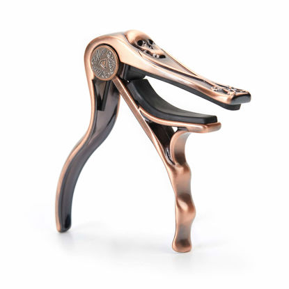 Picture of Alice Skull Capo for Guitar - Aluminum Alloy Skeleton Head Guitar Capo for Acoustic Guitar & Electric Guitar (A007H/PB)