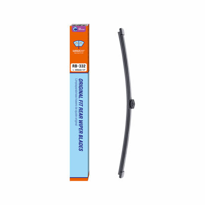 Picture of 13 inch (A332H) Rear Wiper Blade Replacement for Audi Q3 2022-2019 Q5 17-09 /BMW X1 21-16 X2 22-18 /Benz A Class 21-19 B Class 19-17 GLE 21-19 /VW Touareg 17-15 Back Windshield +More