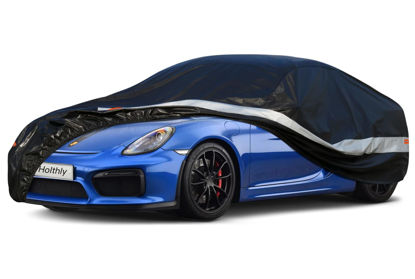 Picture of Holthly 10 Layers Car Cover Waterproof All Weather for Coupe Hatchback, Outdoor Car Covers Custom Fit for Audi TT, BMW Z4, Crossfire,Toyota 86, Porsche 718 Cayman Boxster, Subaru BRZ, Ford Focus,etc