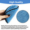 Picture of Sukh 12 Pack Microfiber Foam Car Wax Applicator Pad - Foam Applicator Pads Detailing Round 4.72 inch Polishing Sponges for Car Wax Applicator Pad Round Blue