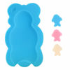 Picture of KECUCO Baby Bath Cushion Infant Bath Sponge Bath Mat, Baby Bath Pad Bath Sponge for Toddler Infant Newborn (Blue-Style4)