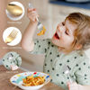 Picture of 6 Piece Stainless Steel Kids Silverware Set,Toddler Utensils,Children Safe Food Grade Forks and Spoons,Mirror Polished, Dishwasher Safe
