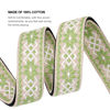 Picture of Eyeshot Ukulele Strap, Hawaiian Jacquard Fresh Green Ukelele Shoulder Strap, Suitable for Soprano Concert Tenor Baritone String Instruments