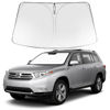 Picture of Proadsy 2024 Upgrade Windshield Sun Shade for Toyota Highlander 2008-2013 Foldable Front Sunshade Protector Sun Visor Blocks UV Rays Keep Car Cooler