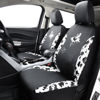 Picture of Flying Banner Butterfly car seat Covers ful Set Fashion Universal Lady Woman Female Rear Bench Split Colorized (Full Set - Faux Leather, Cow Print)