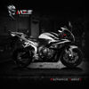 Picture of MZS Red Motorcycle Brake Clutch Levers Adjustable Short CNC Compatible with YZF R3 2015-2018 | YZF R25 2015-2018 | MT-03 2016-2023 | MT-25 2016-2023