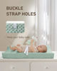 Picture of Changing Pad Cover, Ultra Soft Minky Dots Plush Changing Table Covers for Baby Girls and Boys, 2 Pack (Roman Green & Lily White)