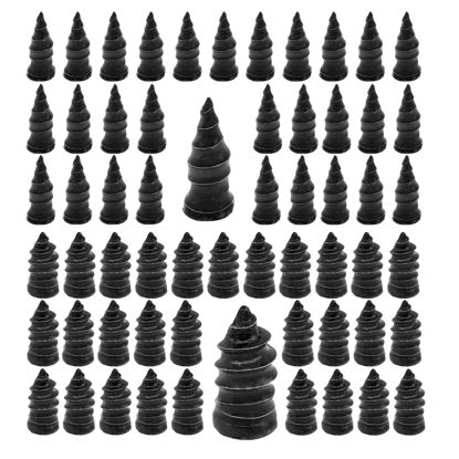 Picture of 60PCS Tire Repair Rubber Nail, Vacuum Tire Repair Kits Spiral Rubber Nails, Tire Screw Plug Fast Tool Self Service Tire Repair Nail for car, Motorcycle, Truck, Tractor Tire Puncture Repair