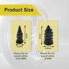 Picture of 60PCS Tire Repair Rubber Nail, Vacuum Tire Repair Kits Spiral Rubber Nails, Tire Screw Plug Fast Tool Self Service Tire Repair Nail for car, Motorcycle, Truck, Tractor Tire Puncture Repair