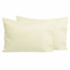 Picture of FLXXIE 2 Pack Microfiber Toddler Pillowcases, 14x20 Inches Fits Pillow Sized 12x16, 13x18 or 14x20, Soft and Cozy Small Travel Pillow Covers with Envelope Closure, Ivory